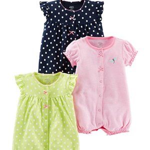 12 month romper 3 pack